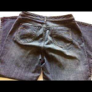 Chico's Platinum Stretch Straight Jeans Size 3
