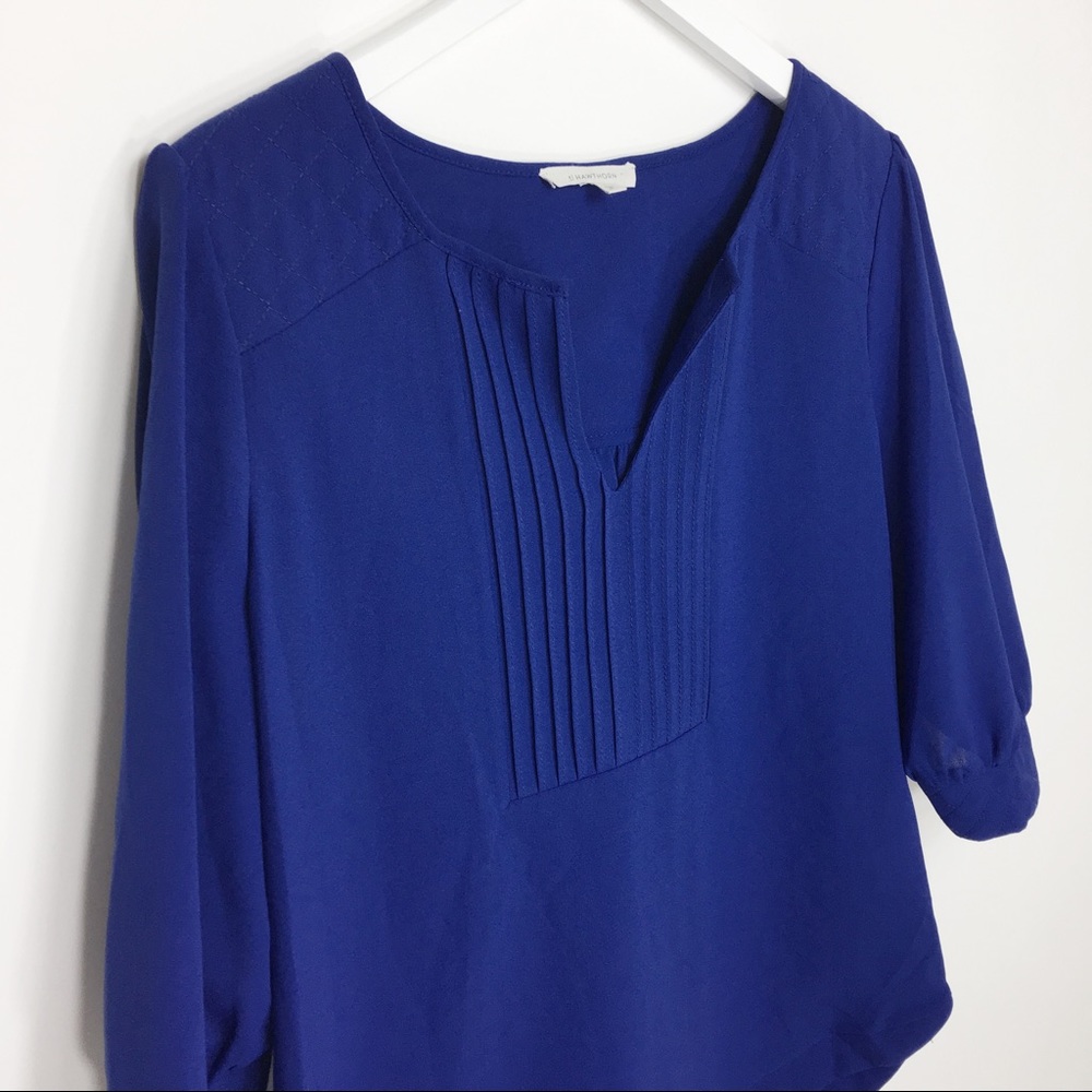 41 Hawthorn Stitchfix Royal Blue Angela Classy Top