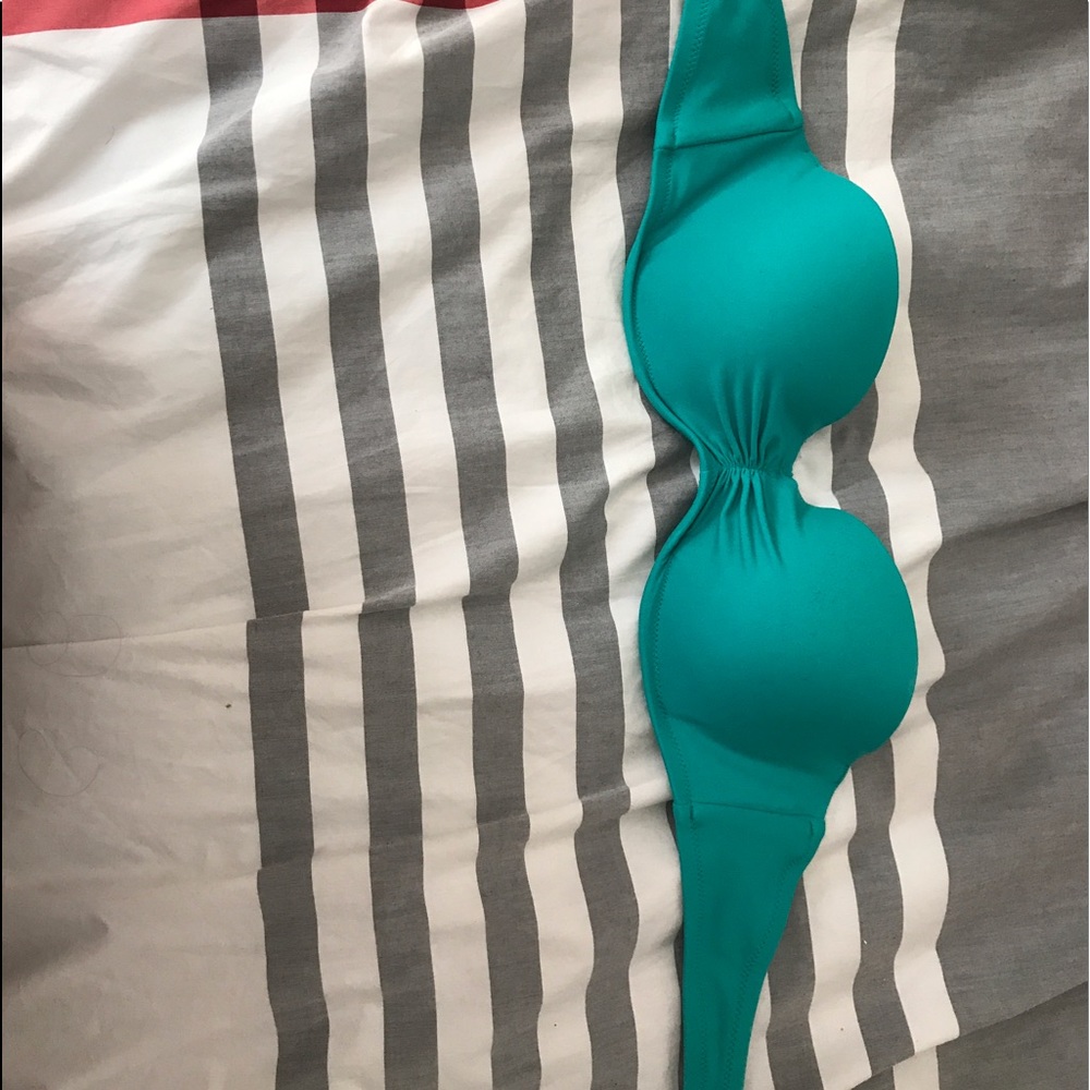 Victoria's Secret teal bandeau top