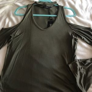 Brand New Cold Shoulder Choker Top