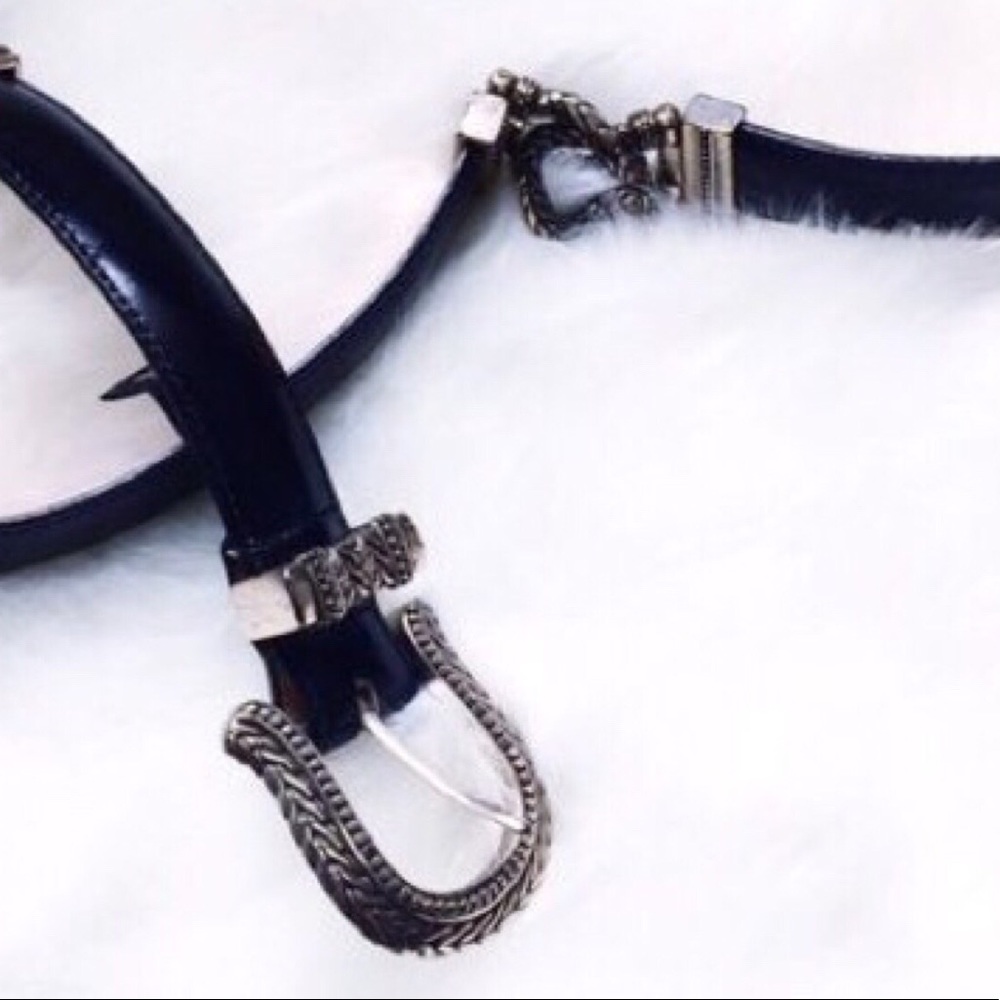 . {BRIGHTON} .925 Sterling Silver + Leather Belt S - Picture 8 of 8