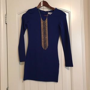 Royal blue dress