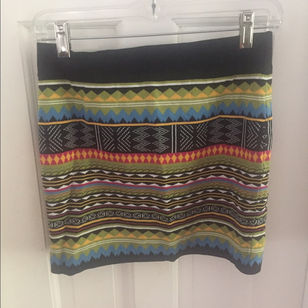 Forever21 Ikat Body-Con Skirt