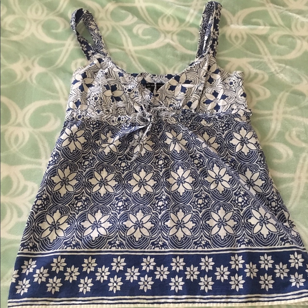 New York and Company Blue Tank