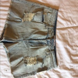 Denim, cutoff shorts- brand new with tag.