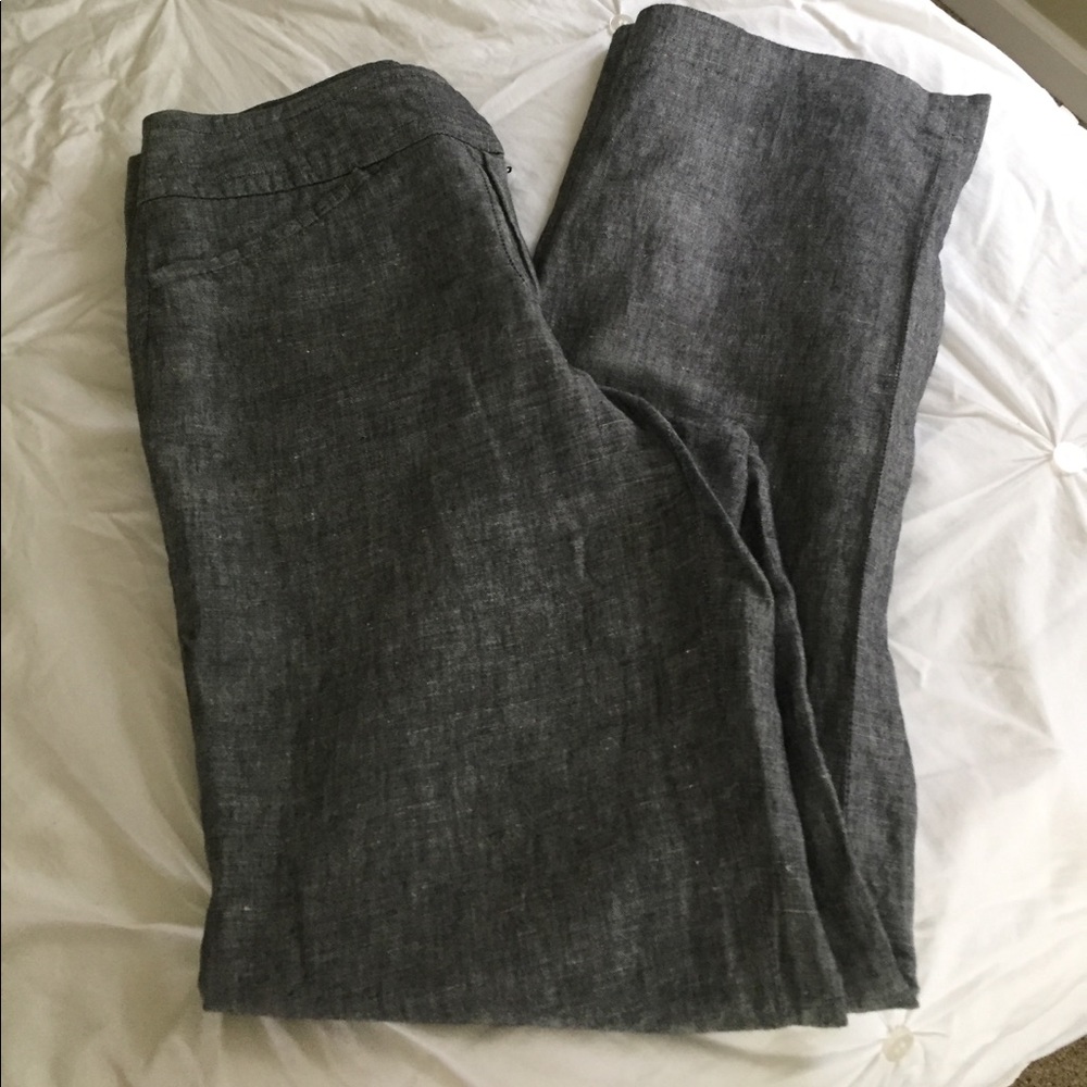 Black wide leg pants