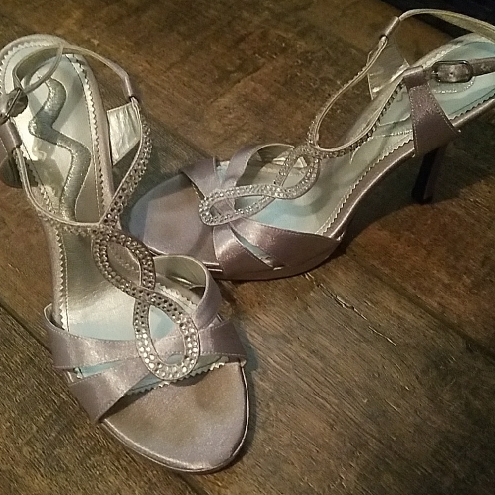 Silver heels