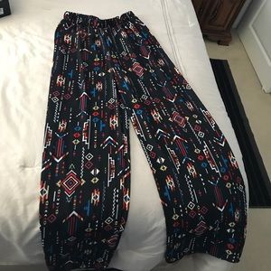 Loose leg pants