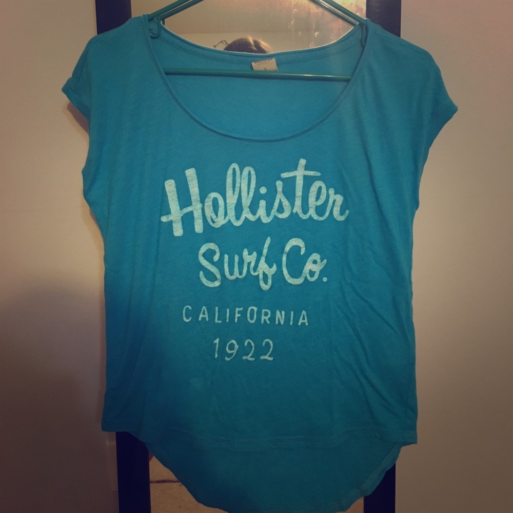 Blue Hollister shirt