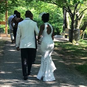 Ivory mermaid  dress