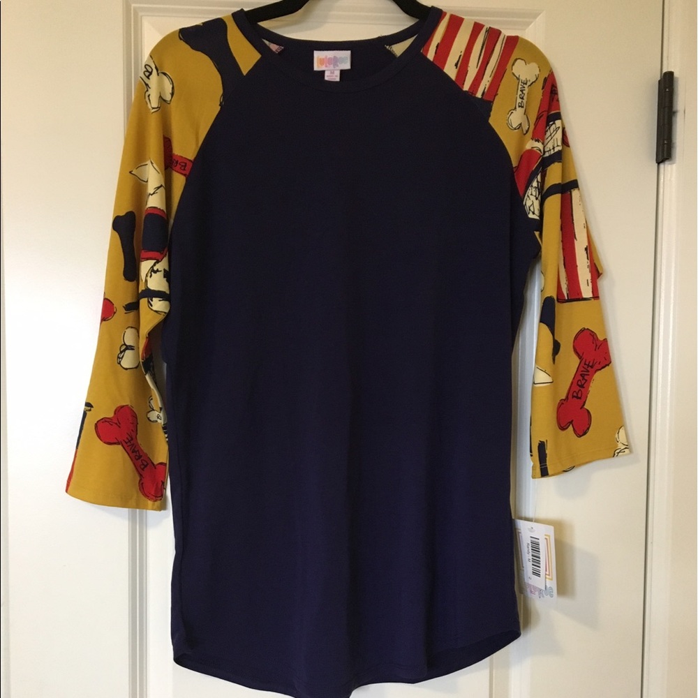 Lularoe Medium Americana Dog Randy t