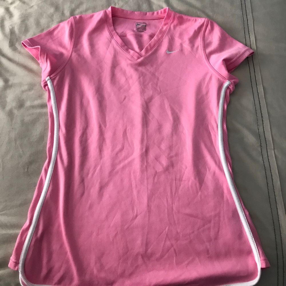 Nike all pink workout top