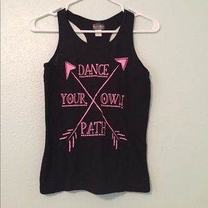 Racerback Graphic Tank NWOT
