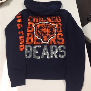 VS PINK Chicago bears bling hoodie