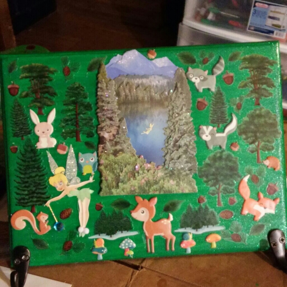 Tinker bell coat hanger