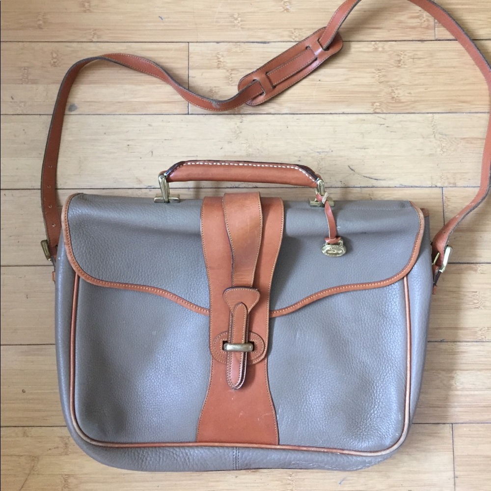 Vintage Doony & Bourke taupe messanger bag