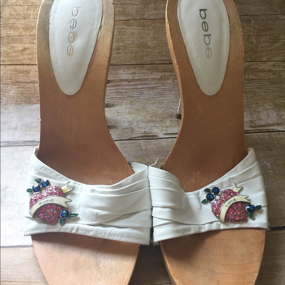 💖💖 Bebe Wooden Heels ~ MAKE OFFER!