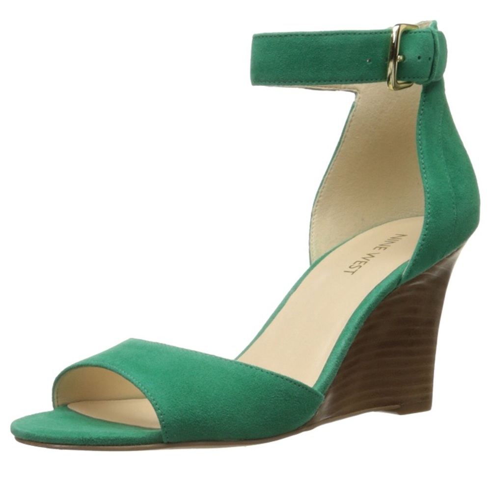 Nine West Green Summer Wedges