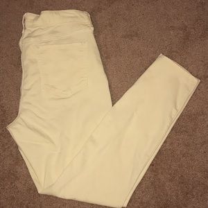 Yellow rockstar skinny jeans