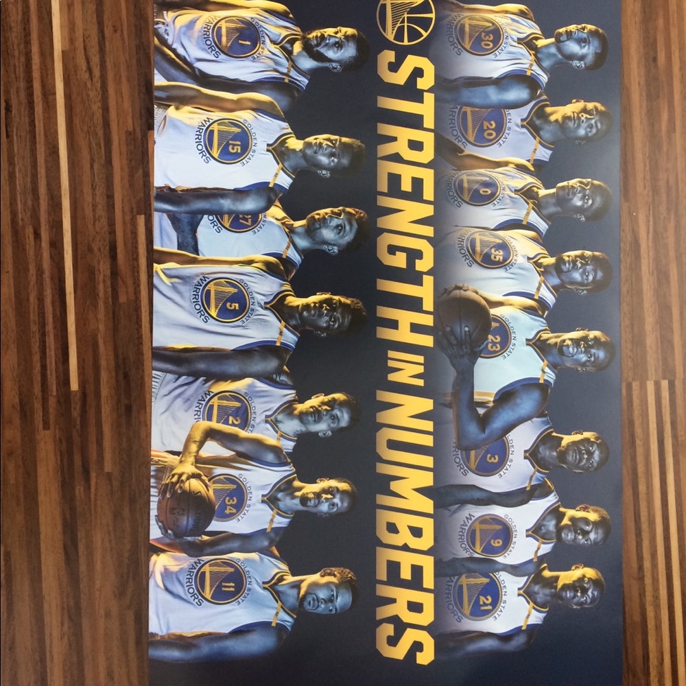 Warriors playoff poster 2017