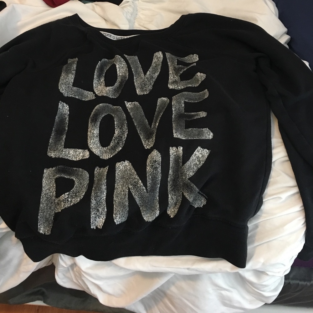 Pink long sleeve sweater