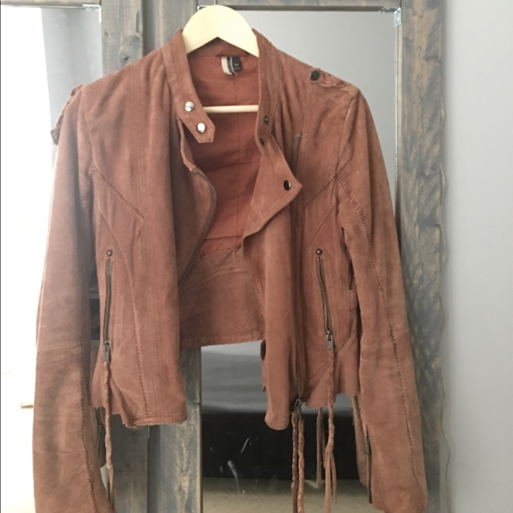 TopShop Brown Suede Jacket