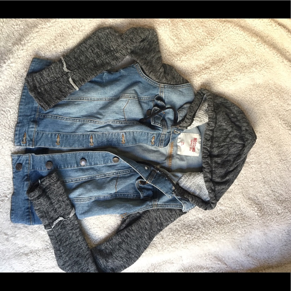 Jean sweater jacket