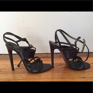 Tom Ford HighHeel Sandals . Leather.  Size 38 1/2
