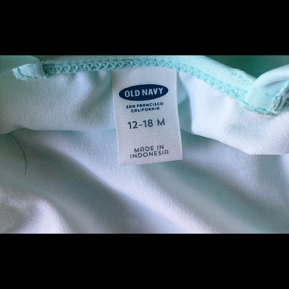 Old Navy Swim - Turquoise // Baby Tot Tutu Swimsuit // 12 - 18 Old Navy Swim - Turquoise // Baby Tot Tutu Swimsuit // 12 - 18