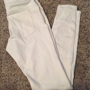 White jeggings