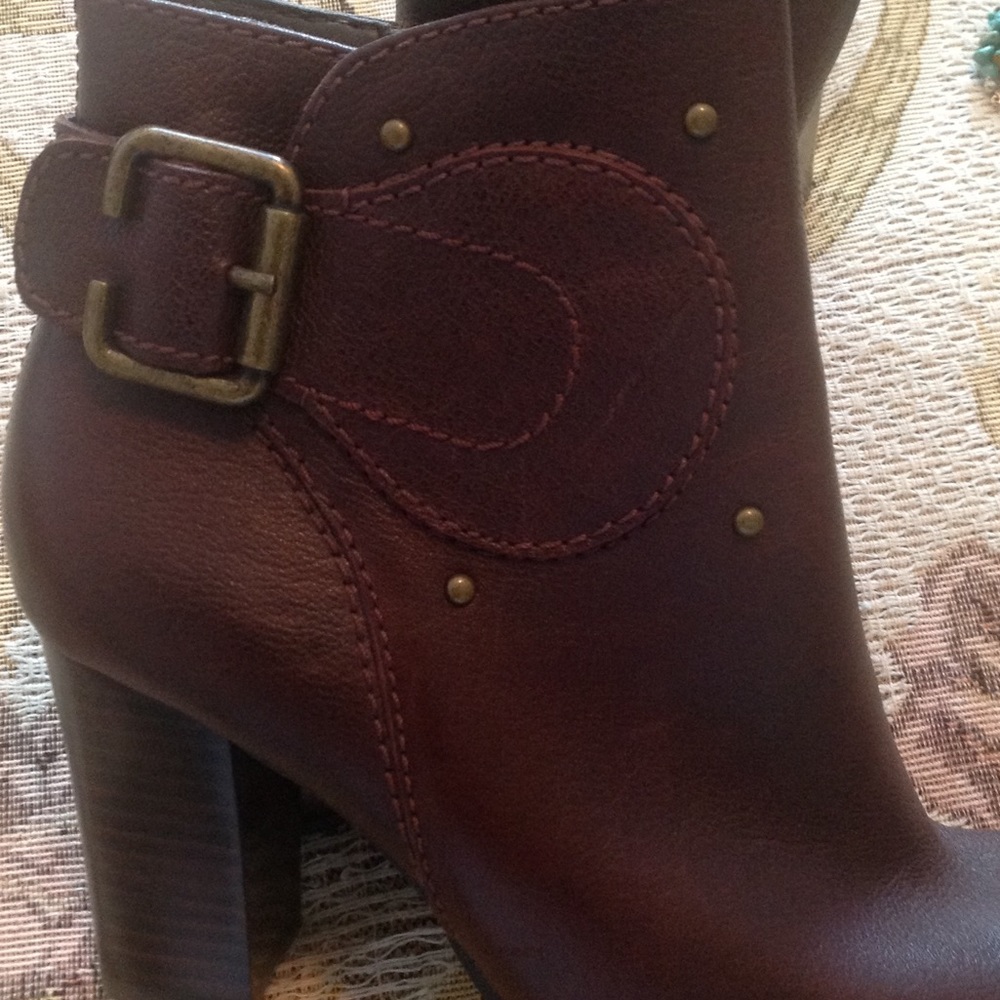 aNA brown leather ankle boots - Picture 5 of 5