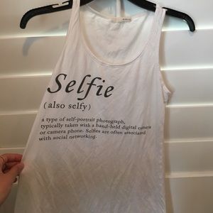 Selfy Tank Shirt