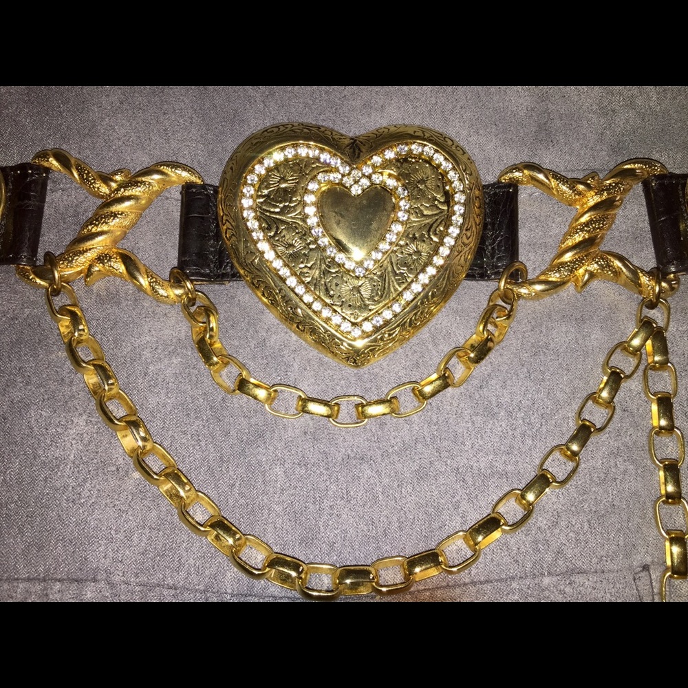 Street Ahead Heart Diamond Belt size S-M