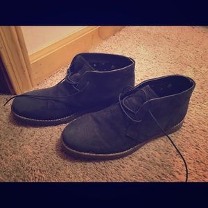 Men's size 7 navy dress shoes