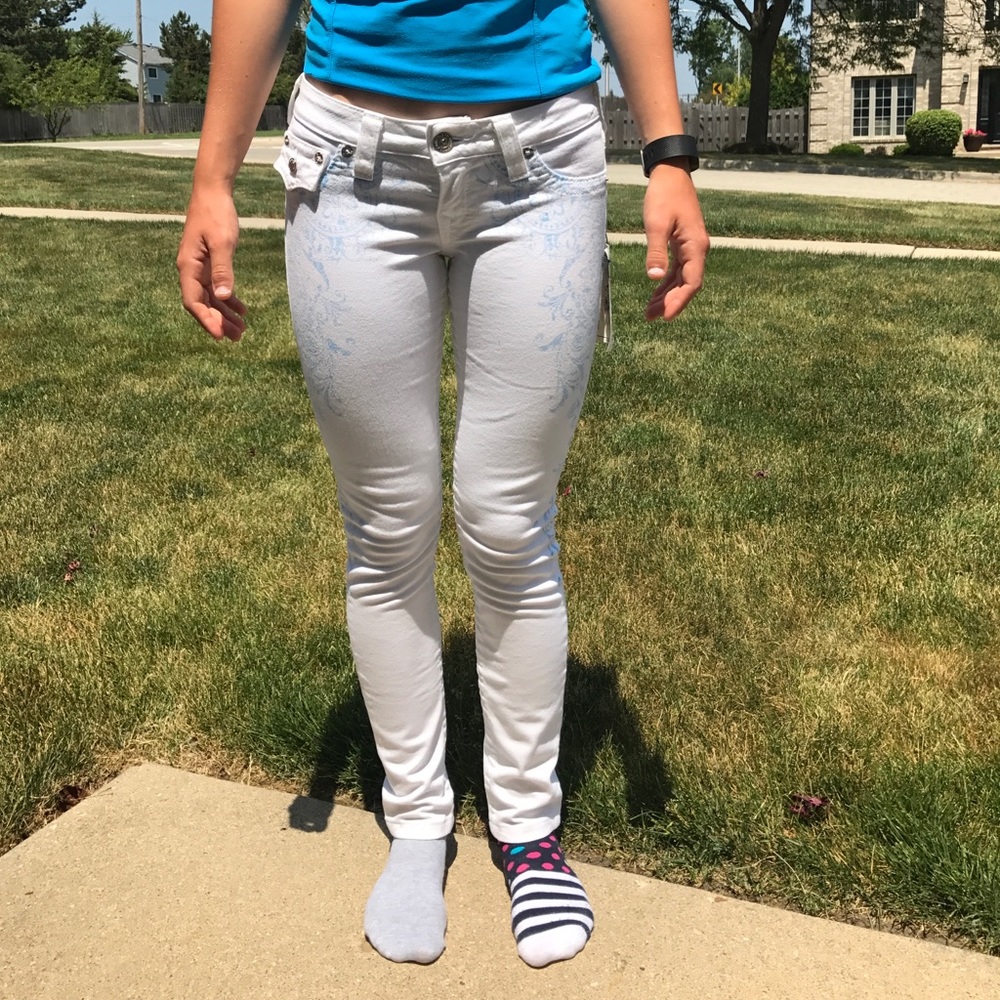 True Religion white jeans