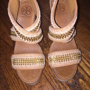 SIZE 7 Tory burch wedges