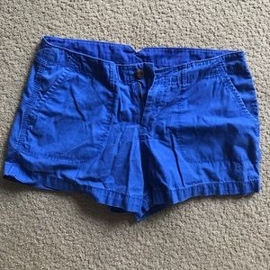 Royal blue shorts