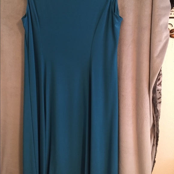 Pretty turquoise dress with jacket. Worn once - Picture 3 of 3