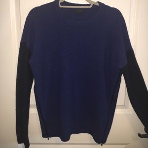 2 toned blue J. CREW sweater