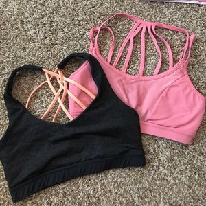 Bundle of 2 Forever 21 strapping sports bras