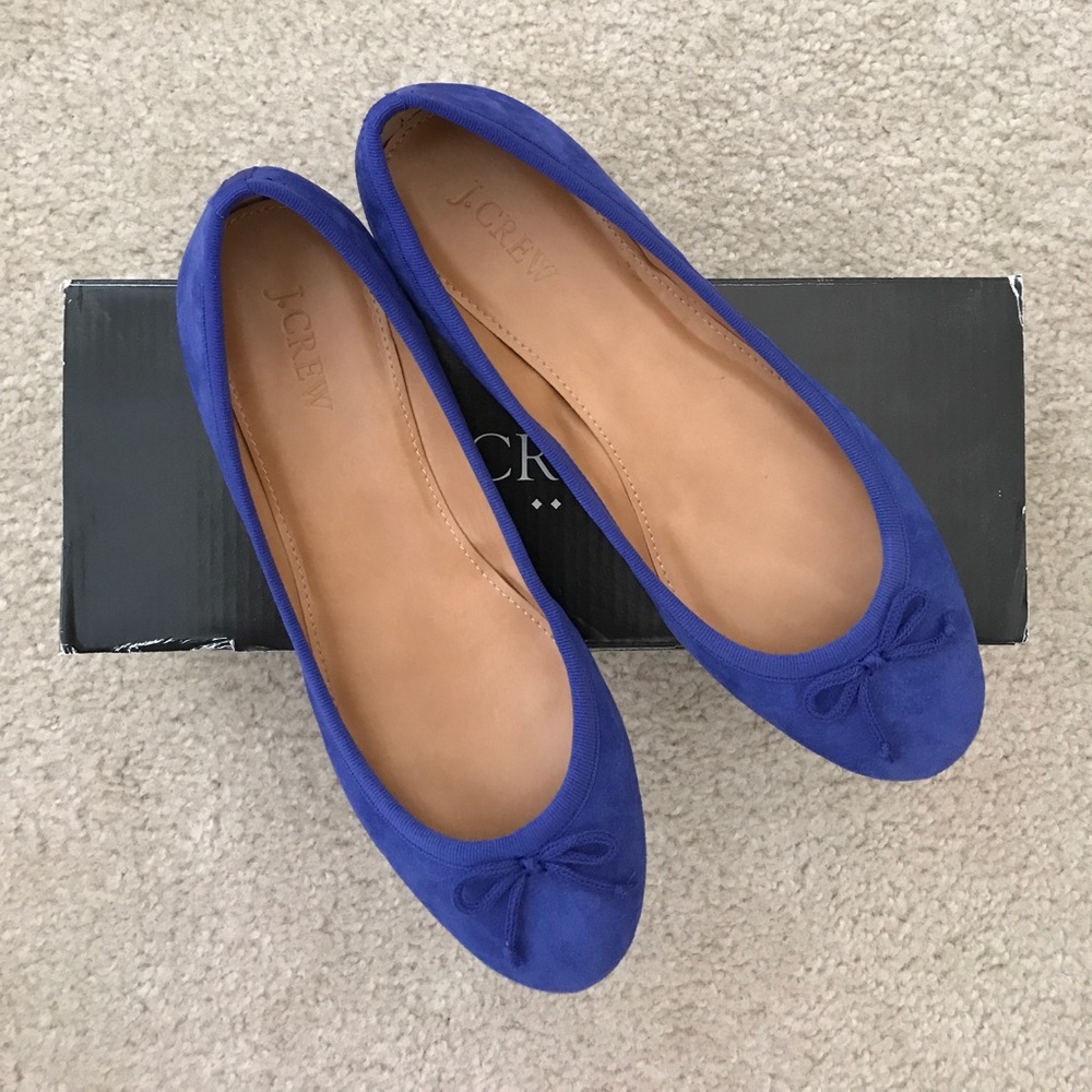 J.Crew Classic Ballet Flats- Blue