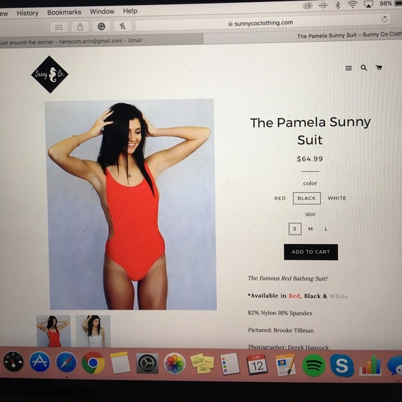 The Pamela Sunny Suit- BLACK - Picture 3 of 8