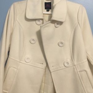 Cream Peacoat