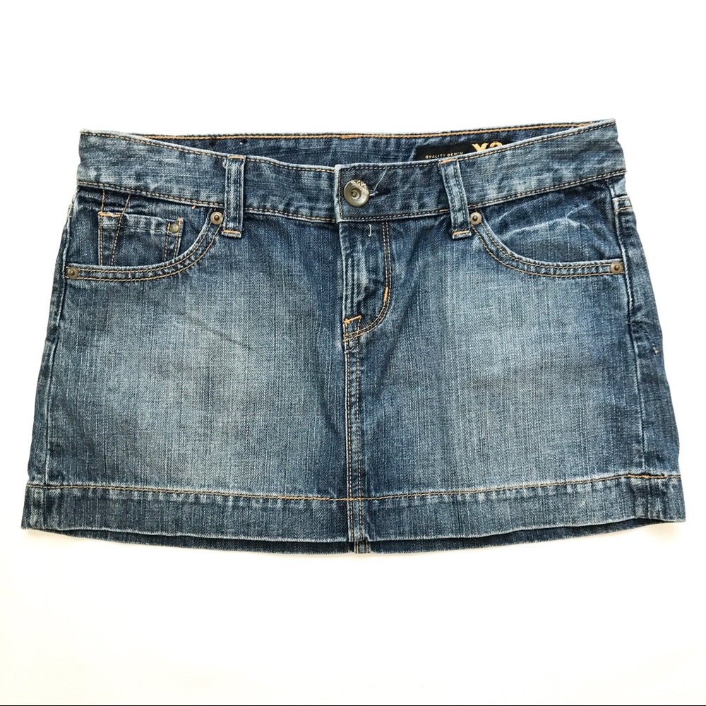 X2 jean skirt