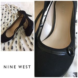 Nine West black pump
