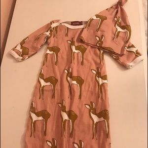 Milk Barn newborn gown