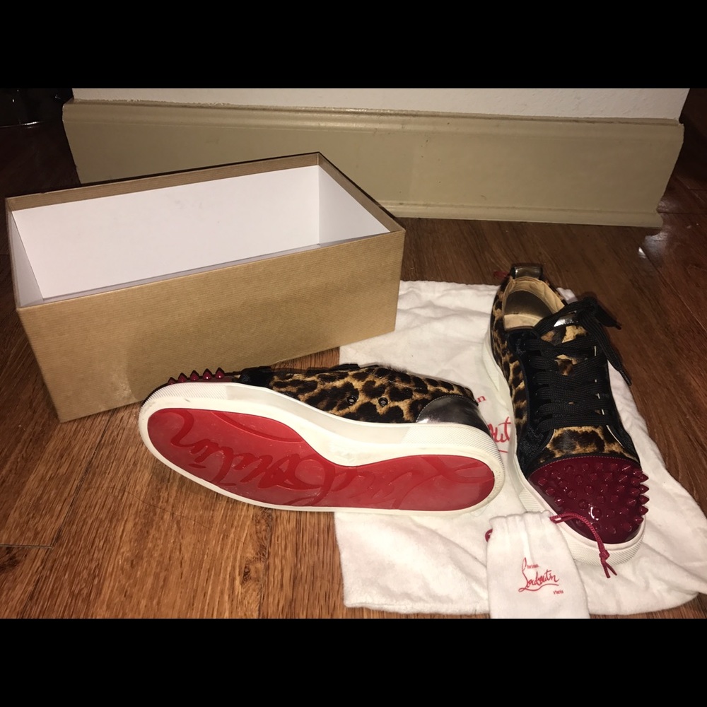 Christian Louboutin Louis Junior Spikes Women Flat