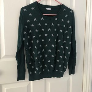 Urban Outfitters Cooperative Green Stars Sweater
