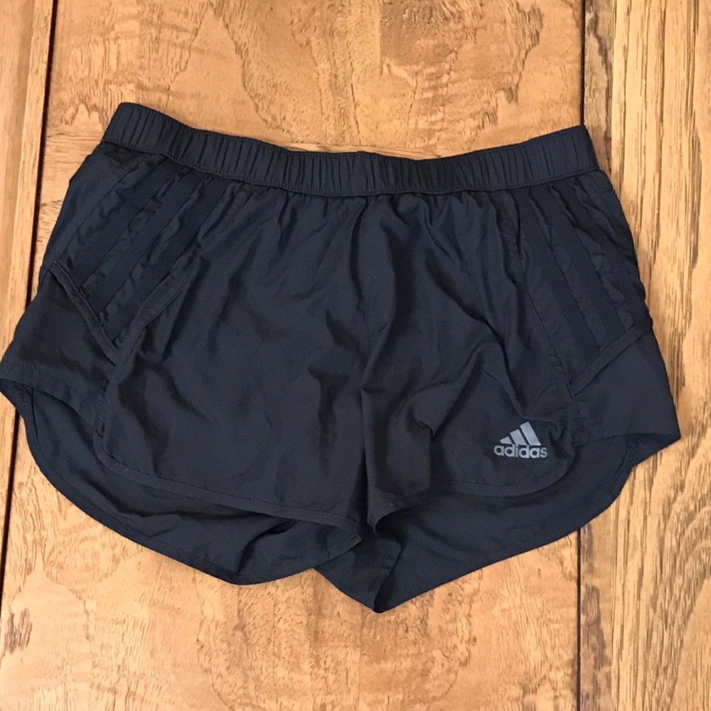 Black running shorts