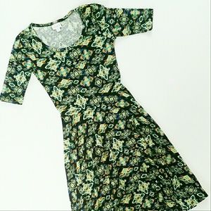 Lularoe Geometric Print Nicole Dress